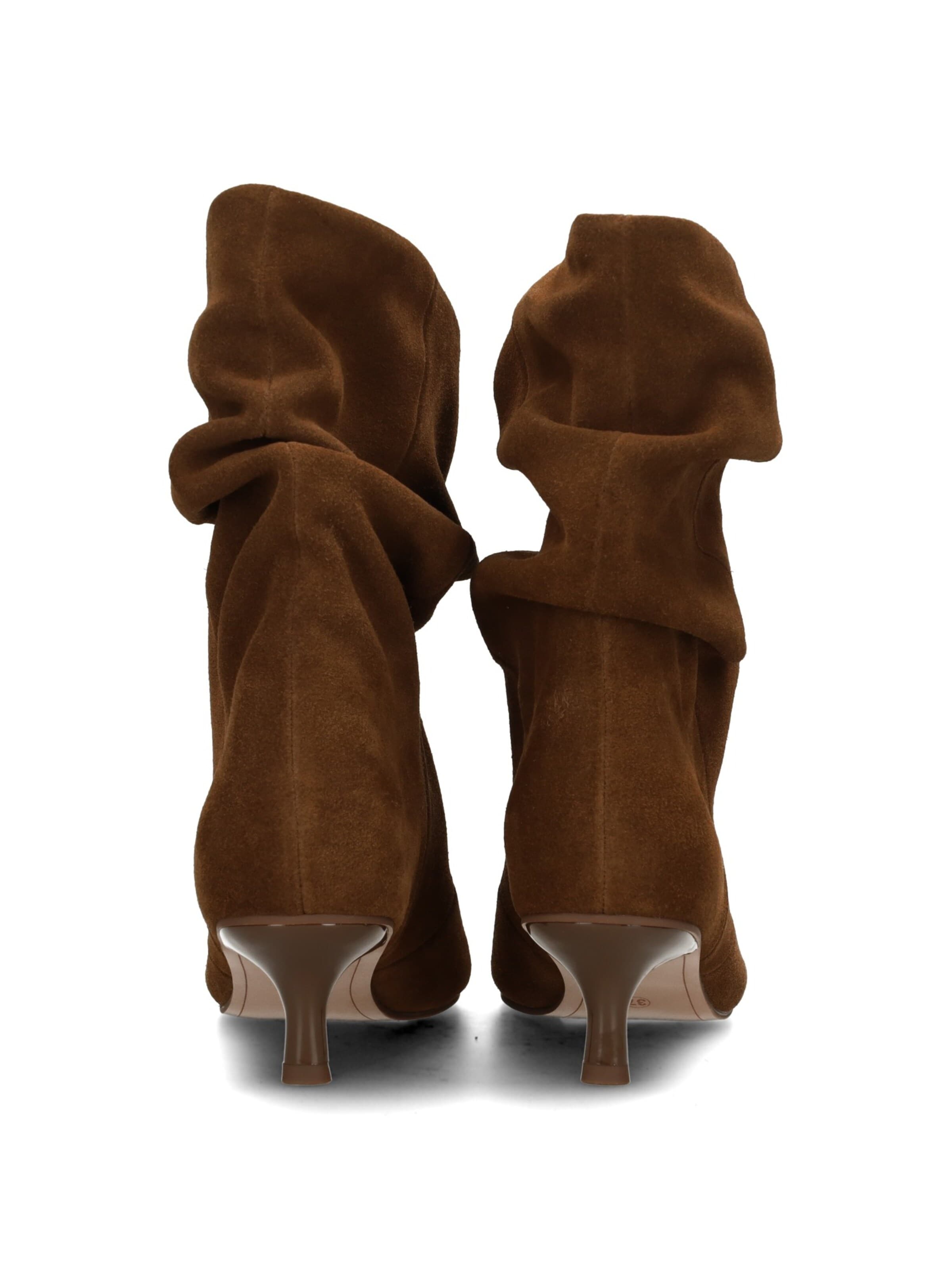 Poelman Booties 'Luan' in Brown