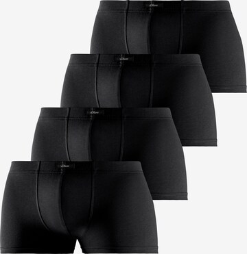 s.Oliver Boxer shorts in Black: front