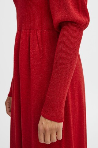 Fransa Knit dress 'dedana Dr 1' in Red
