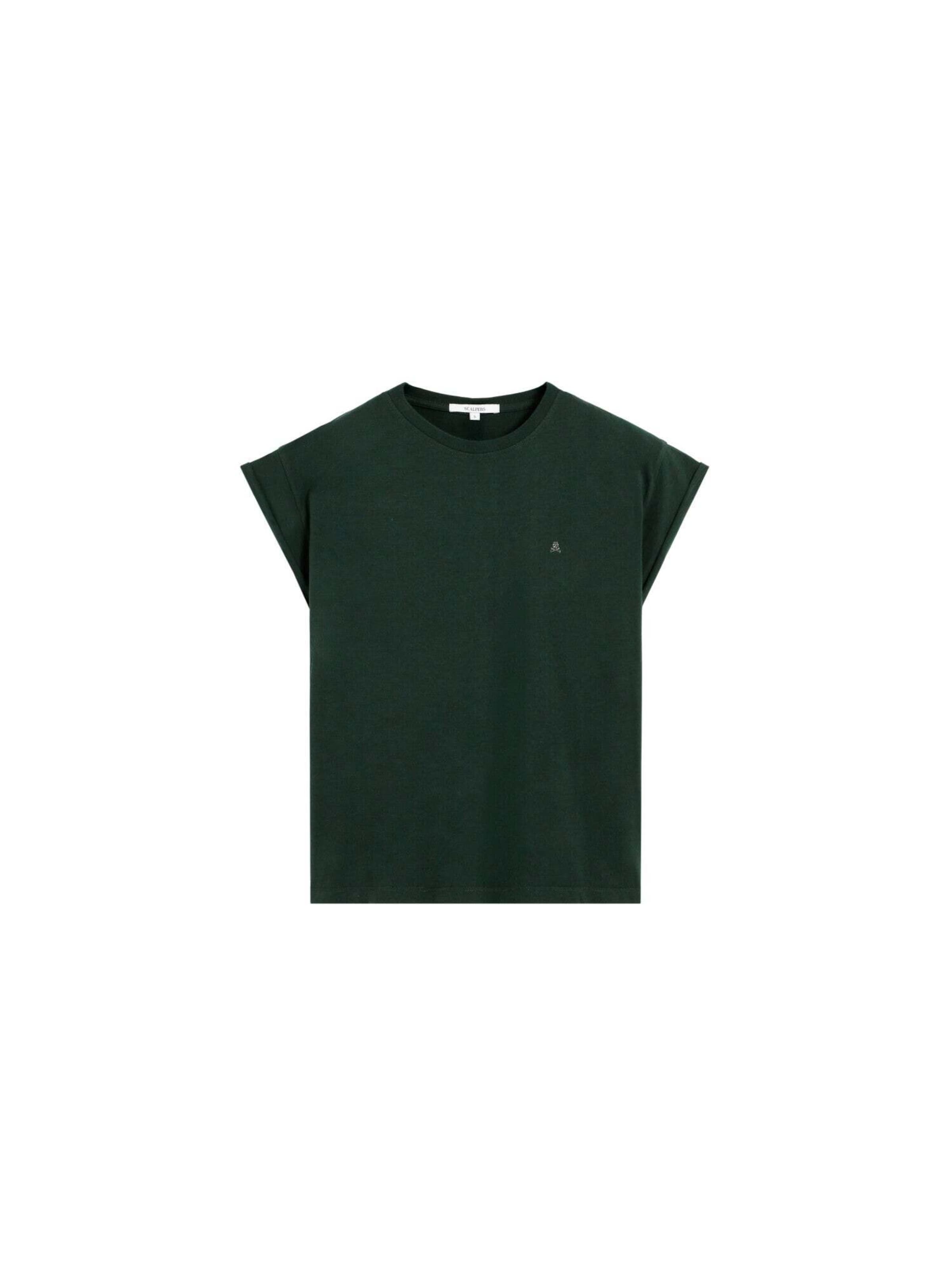 Tricou de la Scalpers pe verde: față