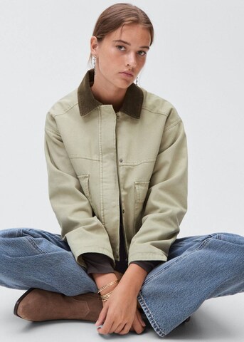 MANGO TEEN Between-Season Jacket in Green