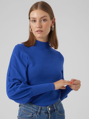 Pull-over 'HOLLY KARIS' VERO MODA en bleu