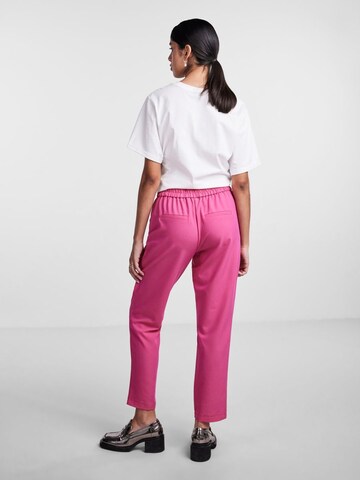 PIECES Regular Trousers 'BOSS' in Pink