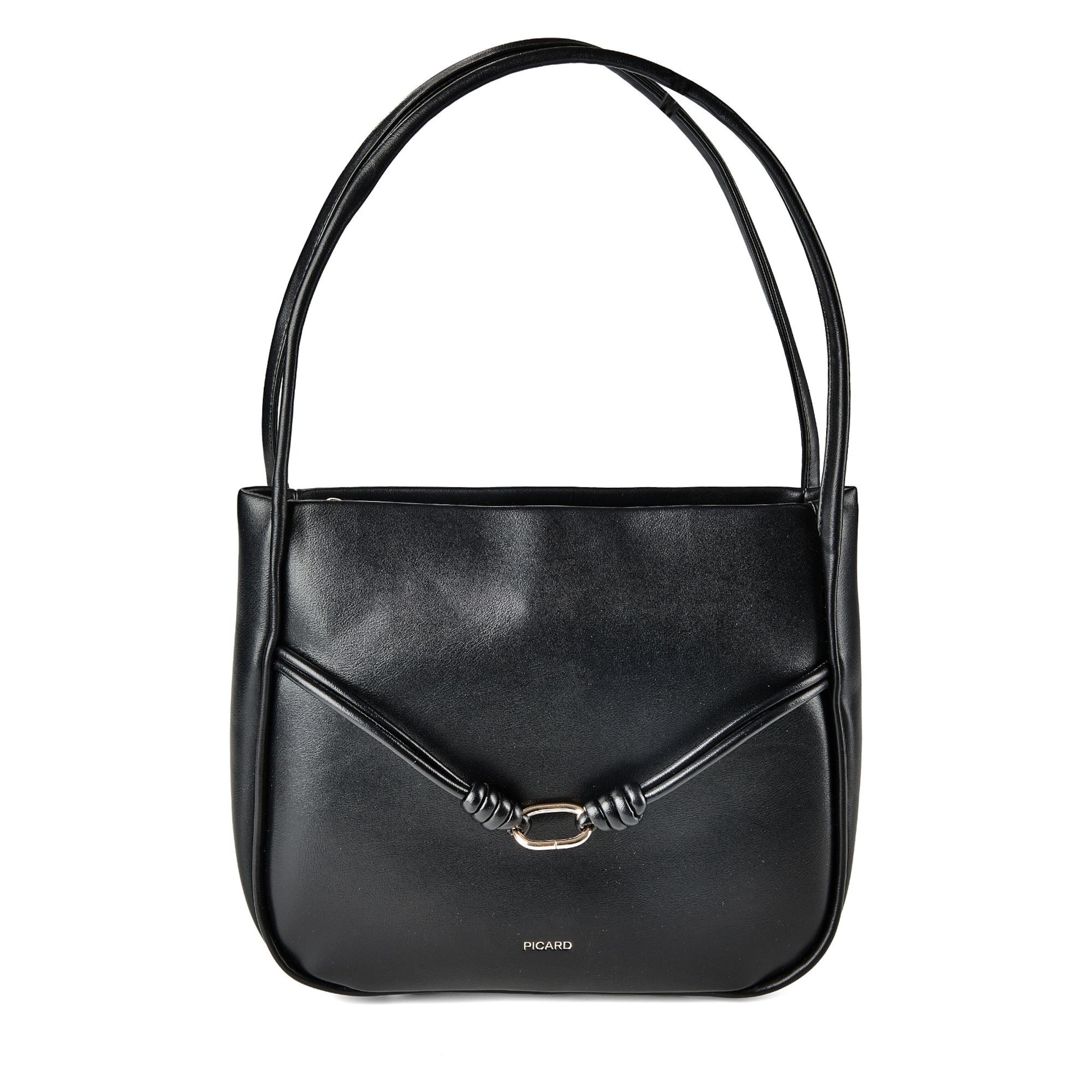 Sac bandoulière 'Riviera' Picard en noir : devant