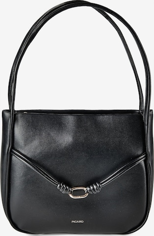 Sac bandoulière 'Riviera' Picard en noir : devant