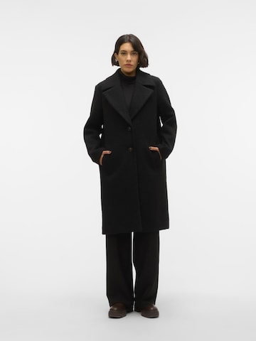 VERO MODA Ανοιξιάτικο και φθινοπωρινό παλτό 'ANNY' σε μαύρο