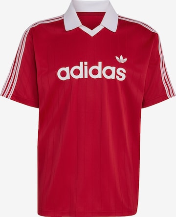 T-Shirt ADIDAS ORIGINALS en rouge : devant