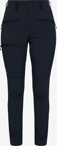 Haglöfs Regular Outdoor Pants in Blue: front