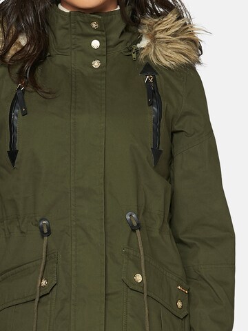 KOROSHI Winterjacke in Grün