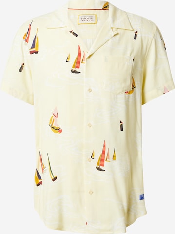 SCOTCH & SODA Regular fit Button Up Shirt in Yellow: front