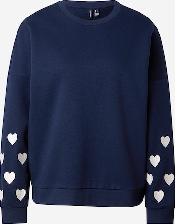 VERO MODA Sweatshirt 'VMKAROL' in Blau: Vorderseite