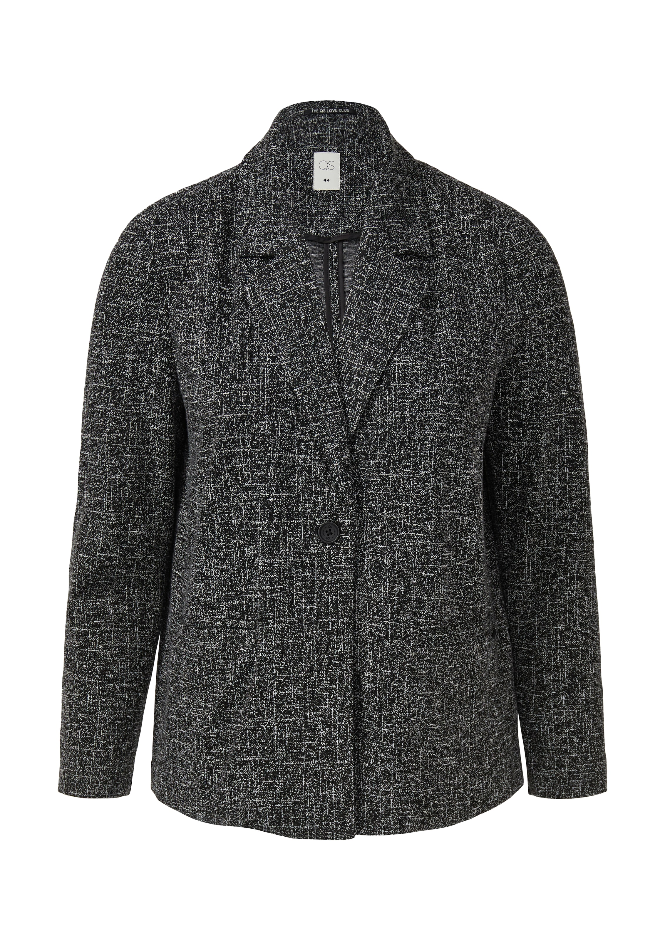 QS Blazers in Zwart: voorkant