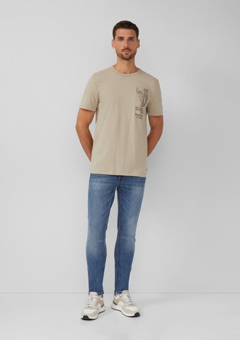 s.Oliver T-Shirt in Beige