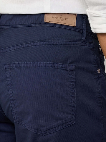 Regular Pantalon chino 'Gmd Texture' Hackett London en bleu