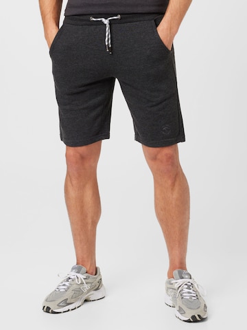 INDICODE JEANS Regular Shorts in Grau: predná strana