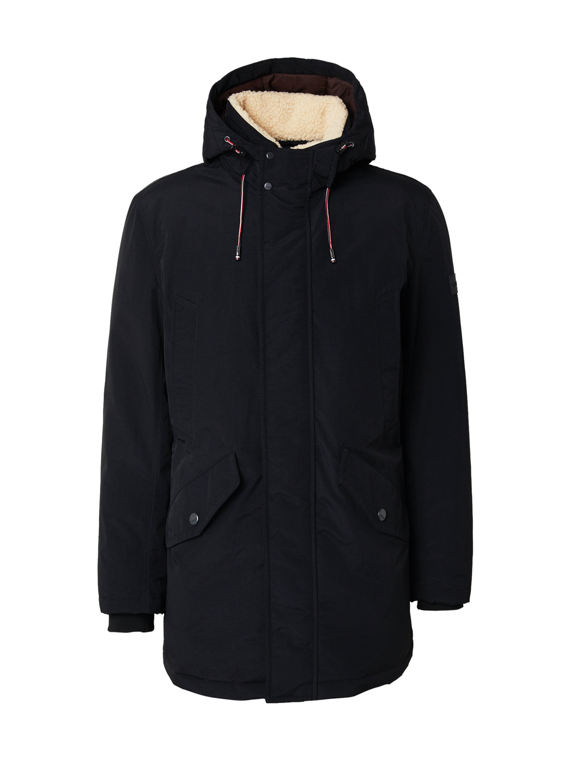HECHTER PARIS - Parka de inverno em preto: frente