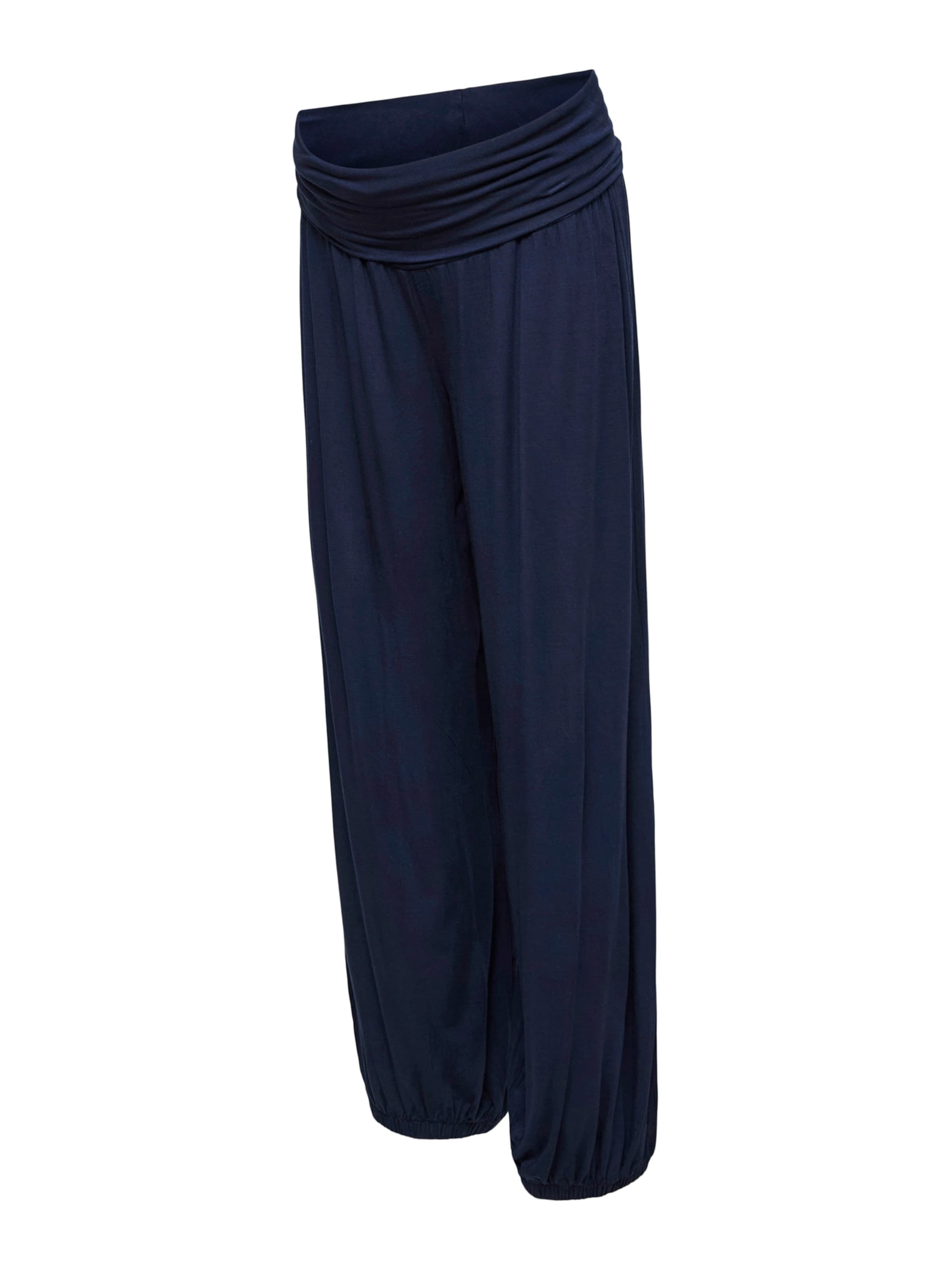 MAMALICIOUS - Tapered Pantalón bombacho 'MLGIOVANNA' en azul: frente