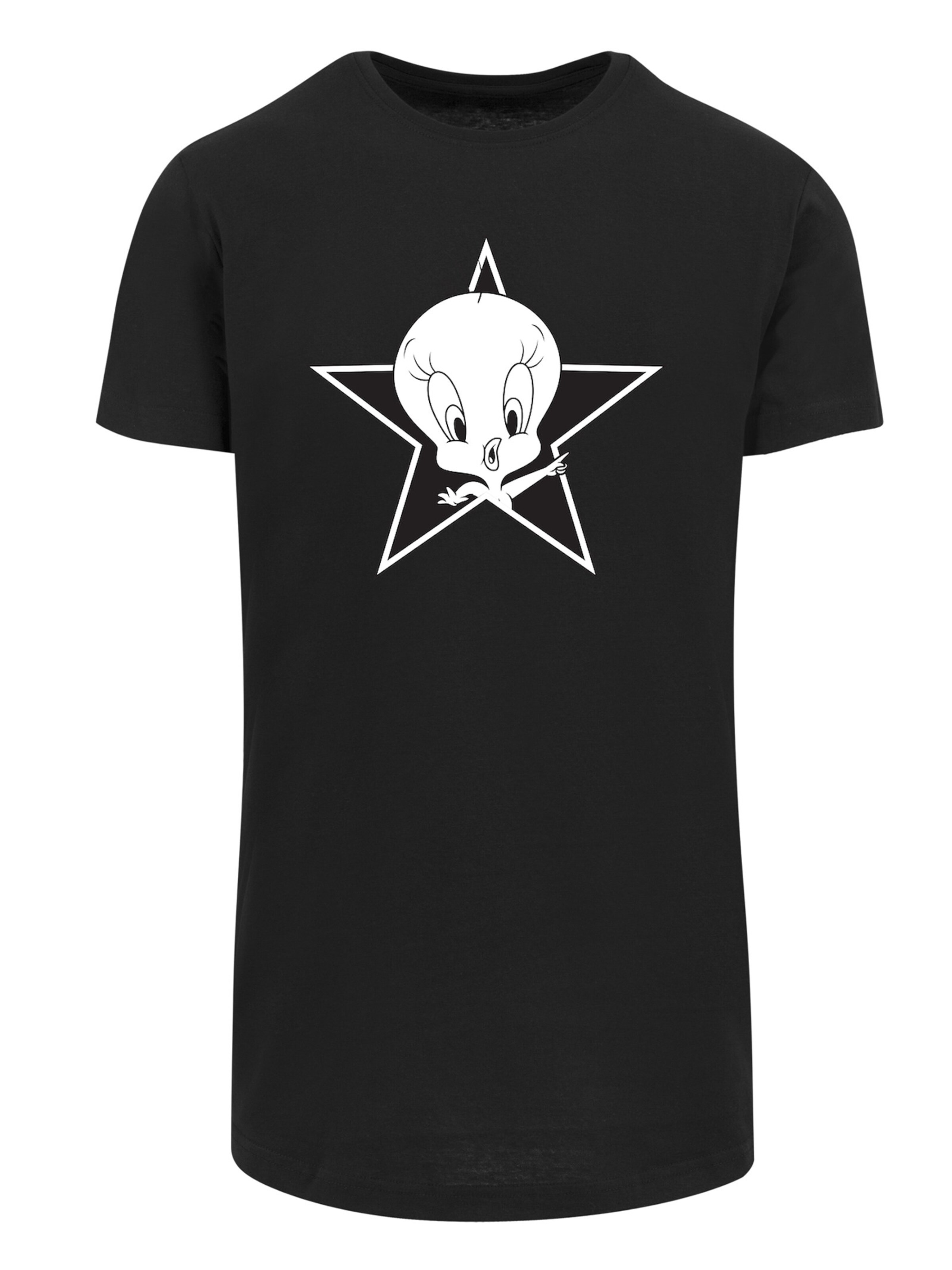 F4NT4STIC Shirt in Zwart: voorkant