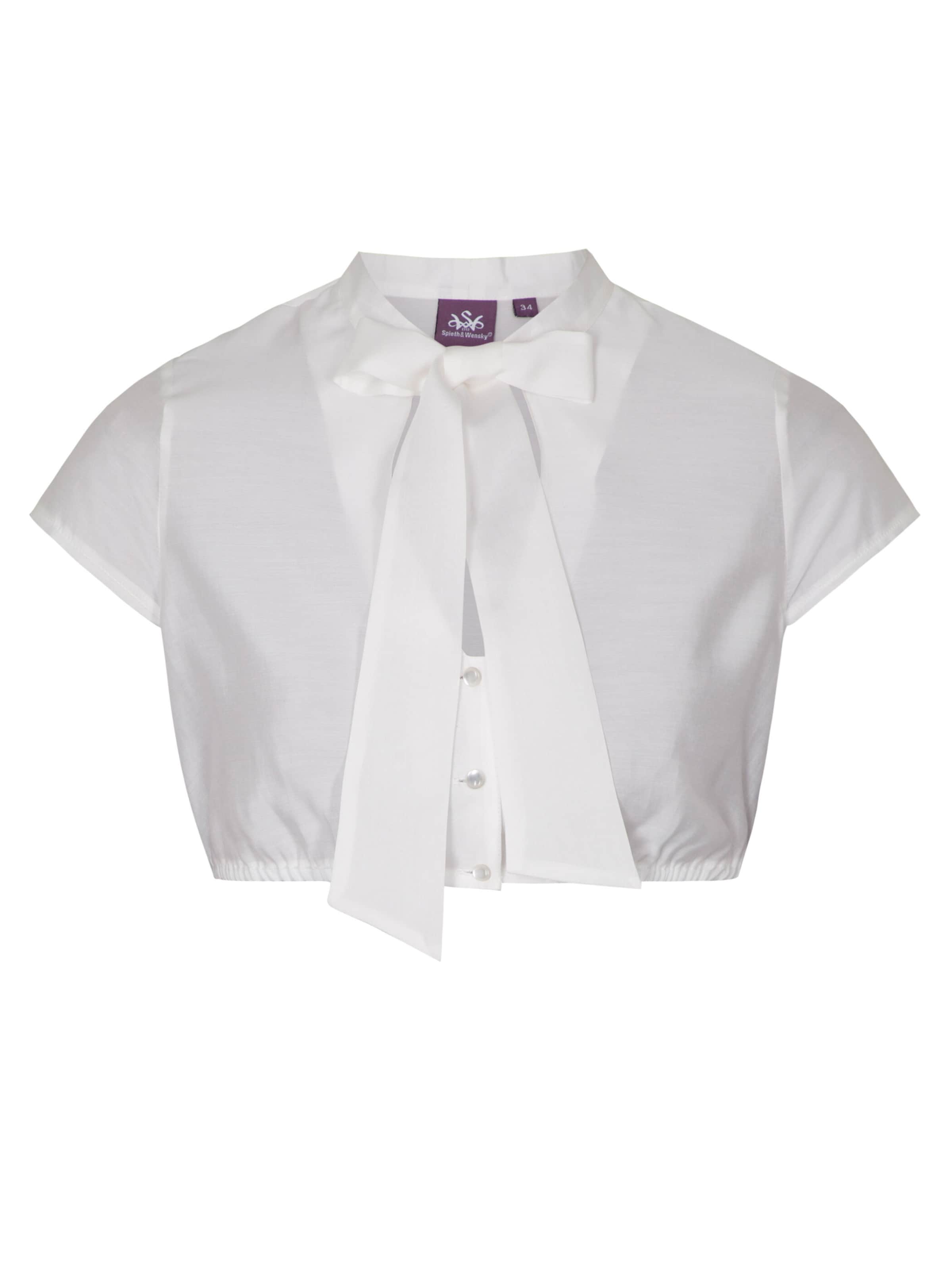 SPIETH & WENSKY Klederdracht blouse 'Grimm' in Wit: voorkant