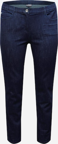 SAMOON Jeans in Blauw: voorkant