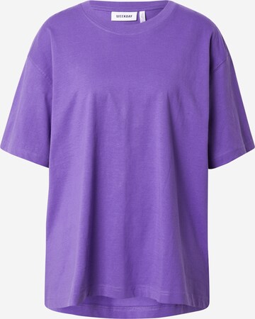 WEEKDAY T-Shirt in Lila: predná strana