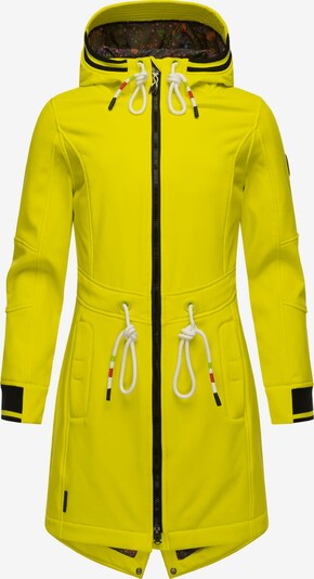 MARIKOO Raincoat 'Mount Furnica' in Lime / Black, Item view