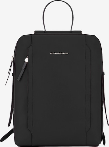 Piquadro Rucksack in Schwarz: Vorderseite