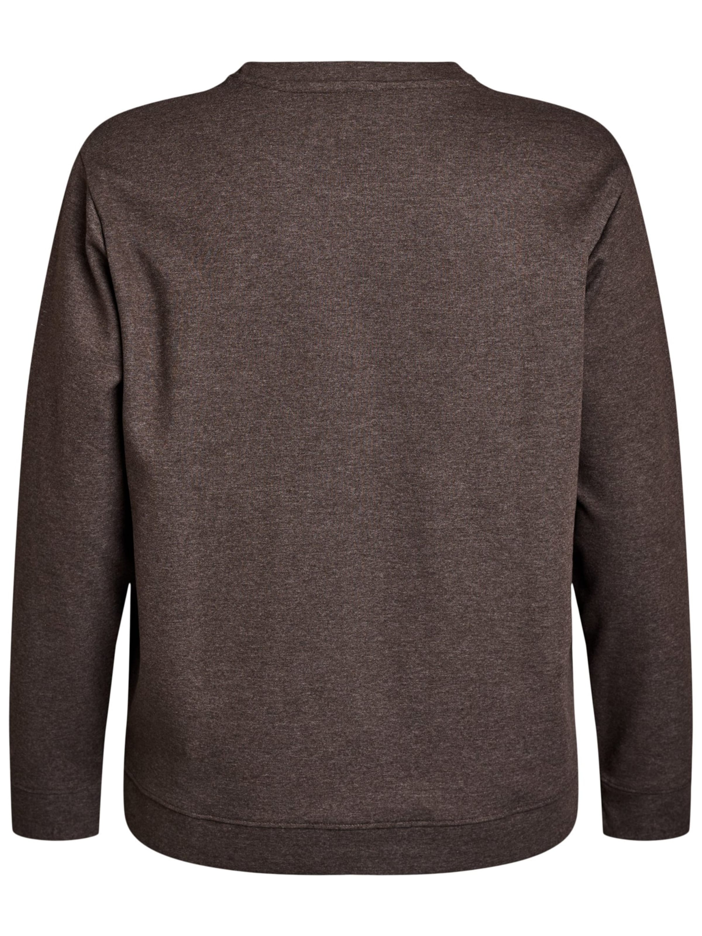 Flash by Zizzi Sweatshirt 'Vigga' in Bruin