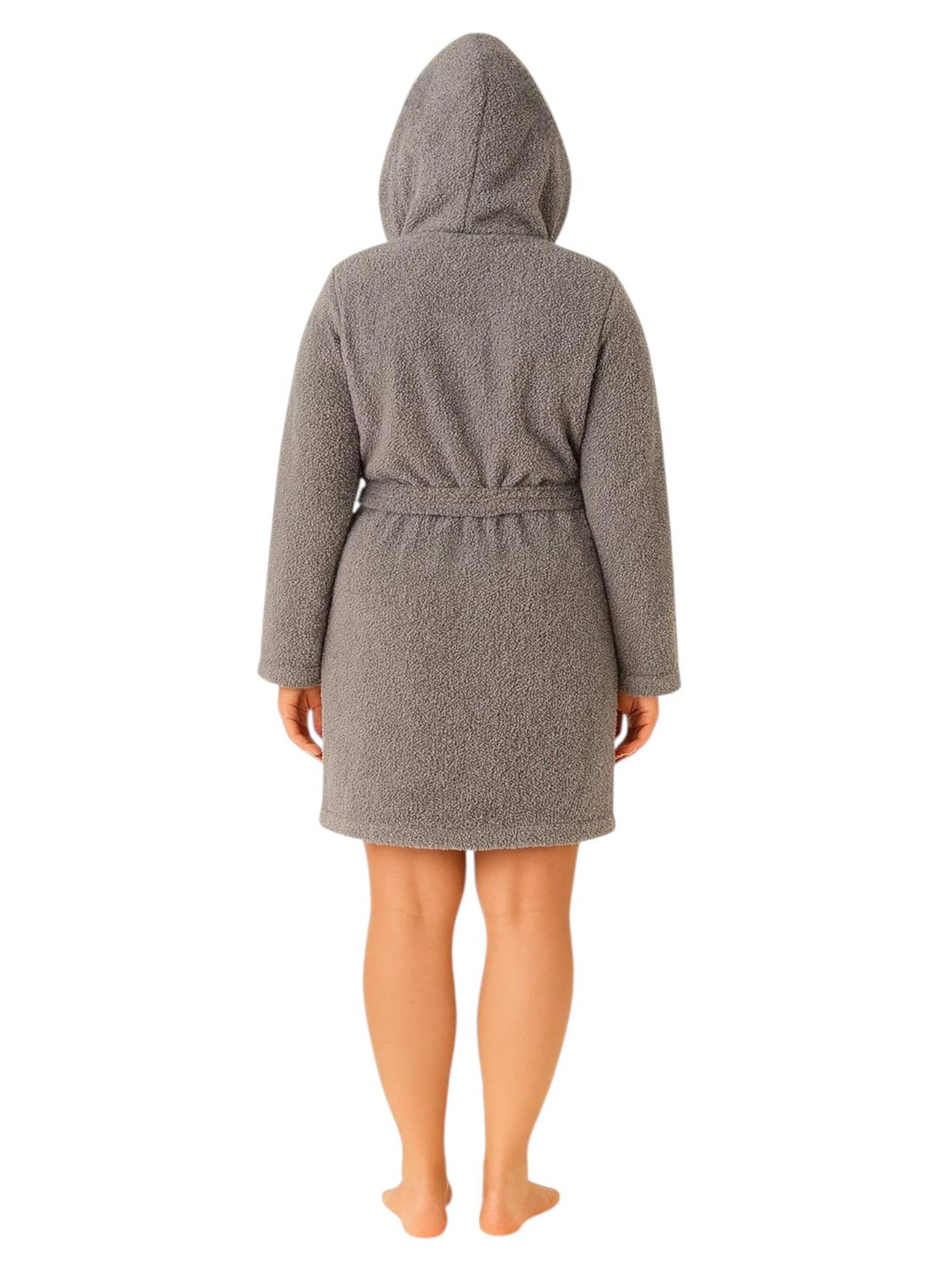 Accappatoio corto 'DreamHug' di fashionshowcase in grigio