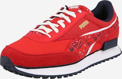 Sneaker bassa 'Future Rider Double Paisley' PUMA di colore blu scuro / rosso acceso, Visualizzazione prodotti