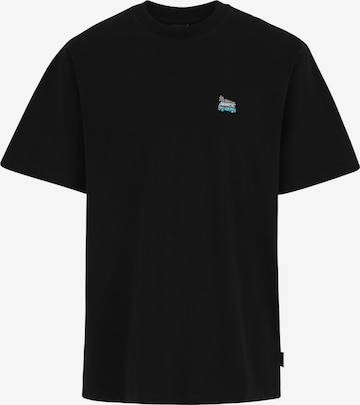 T-Shirt 'Smokin Van' Iriedaily en noir : devant