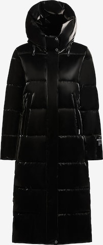 juoda khujo Žieminis paltas 'SOULANI5': priekis