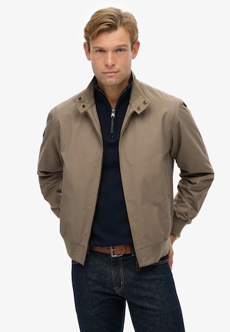 Veste mi-saison Superdry en vert : devant