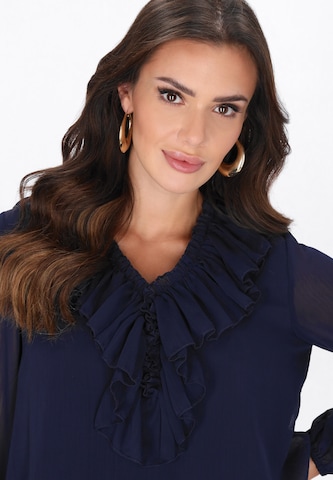 faina - Blusa en azul