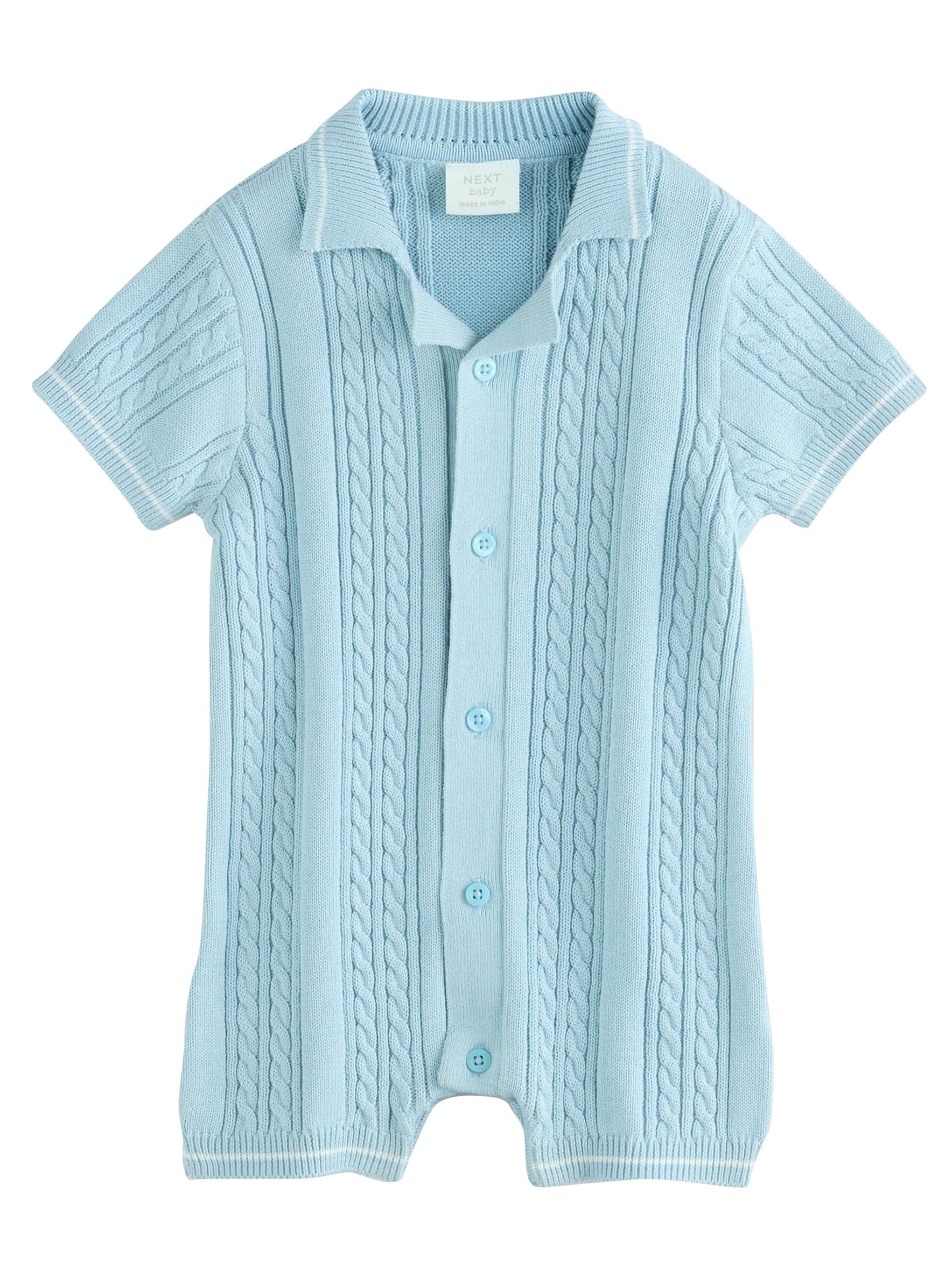 Next Pajac/bodi | modra barva: sprednja stran