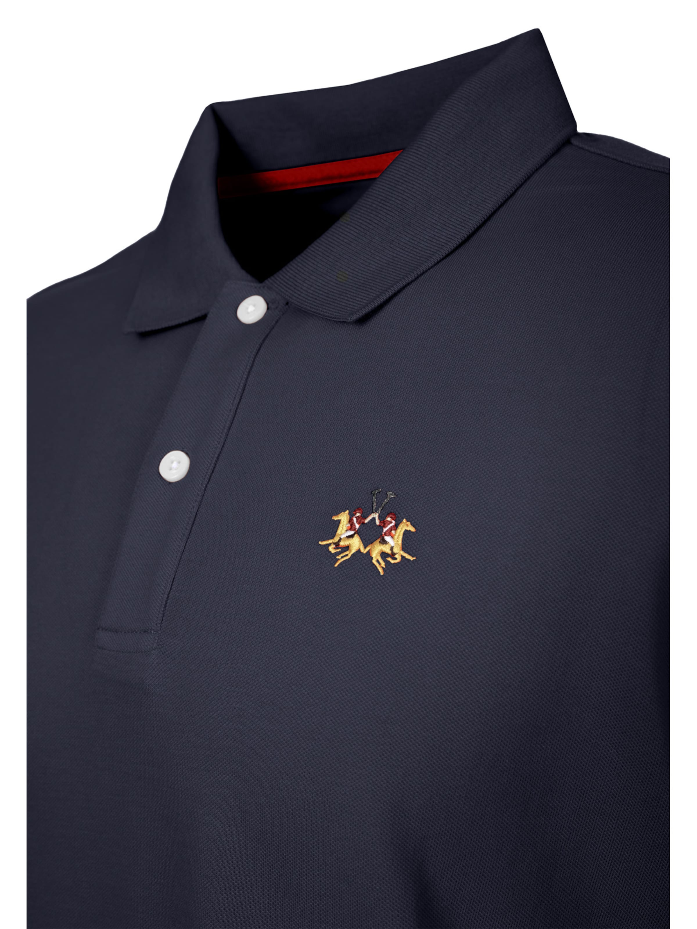 La Martina Shirt ' CCMP12 ' in Blauw