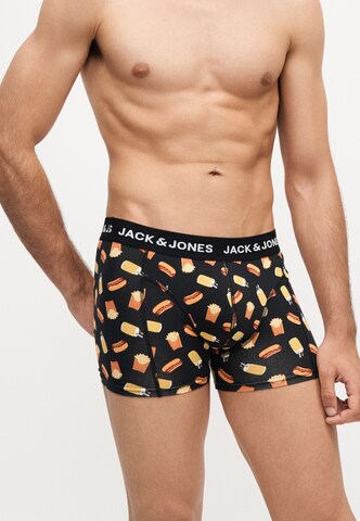 JACK & JONES Boxerky 'JACKEVIN FOOD' – černá