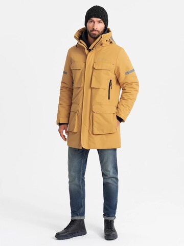 Ombre Winter jacket 'OM-Jalj-0169' in Yellow