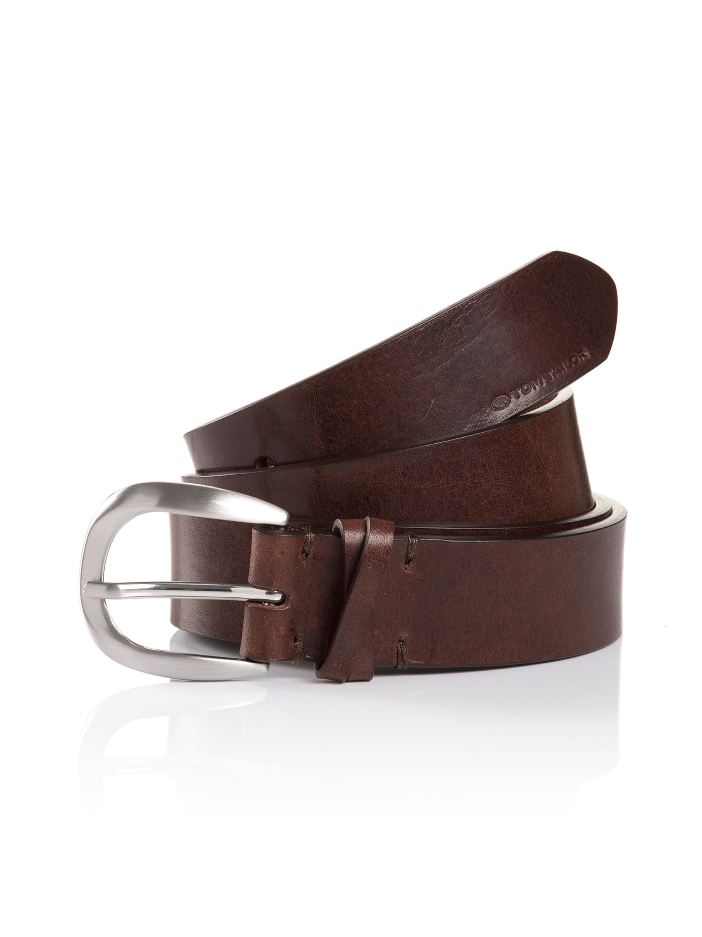 TOM TAILOR Ремень 'NANCY' в Коричневый: спереди