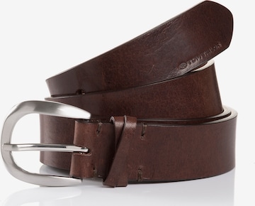 TOM TAILOR Belt 'NANCY' in Brown: front