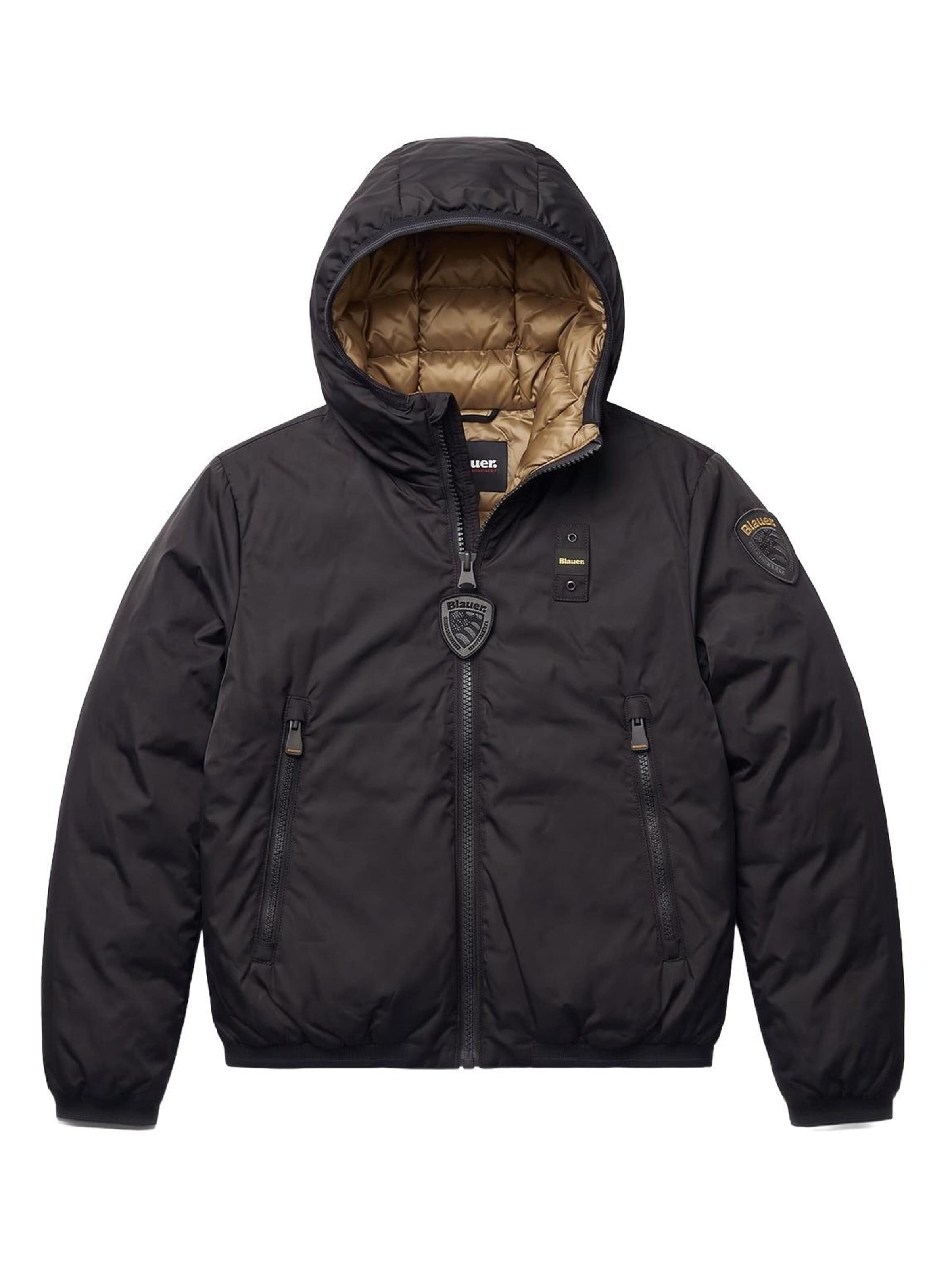 Blauer.USA Winterjacke‌‌‌‌‌‌ in Schwarz: Vorderseite