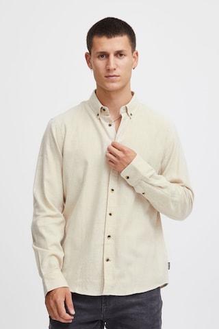 BLEND Regular fit Button Up Shirt 'Burley' in Beige: front