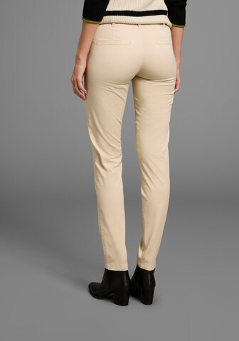 DELMAO Slim fit Chino Pants in Beige
