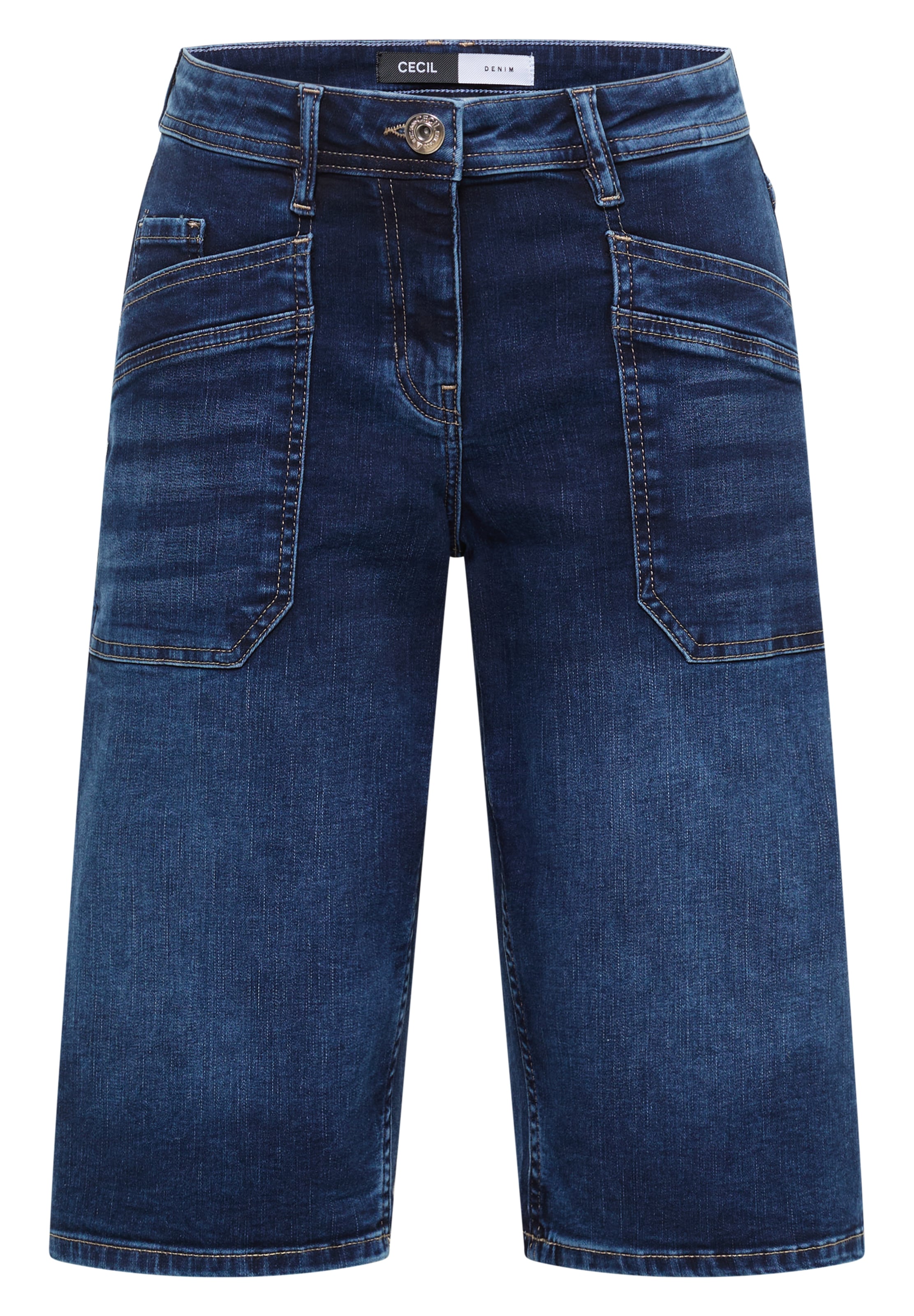 CECIL Loosefit Jeans in Blau: Vorderseite