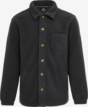 Threadbare Between-Season Jacket 'Alfred' in Grey: front