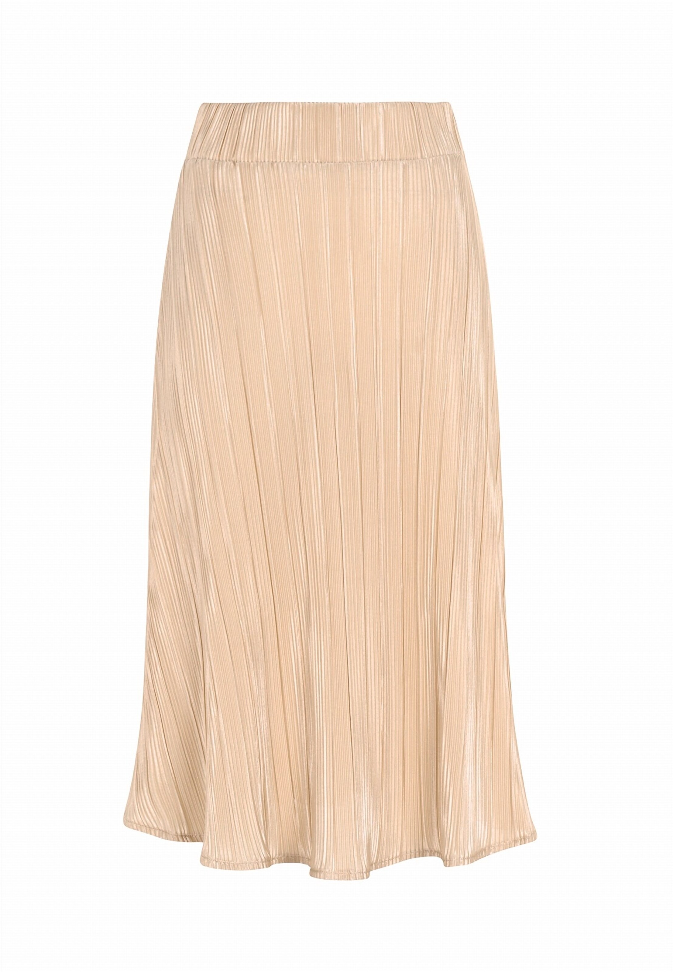 FRESHLIONS Midirock 'Danica' in Beige: Vorderseite