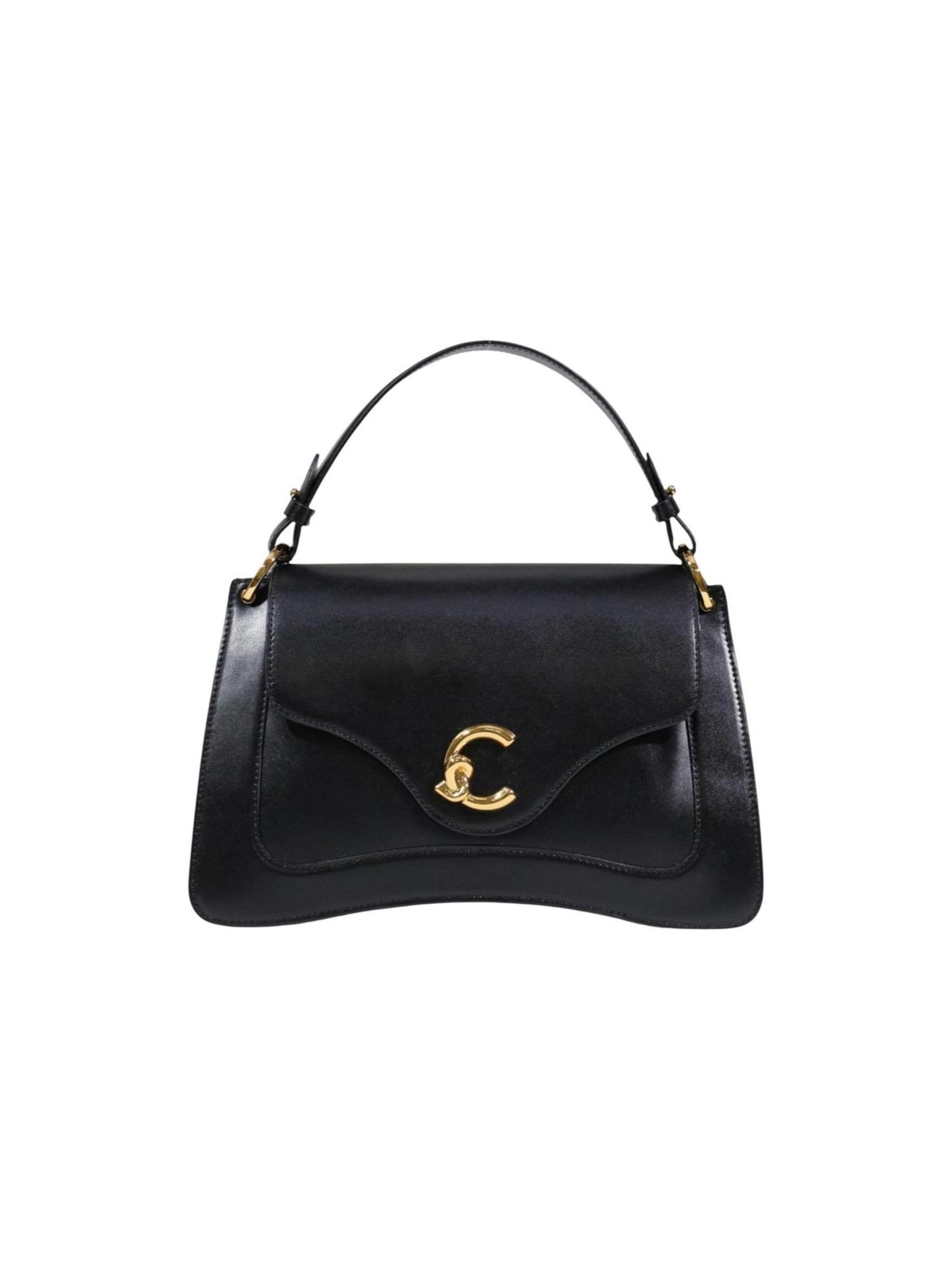 Coccinelle - Bolso de hombro 'E1 SSK 18 01 01 - C-ME CALF' en negro: frente