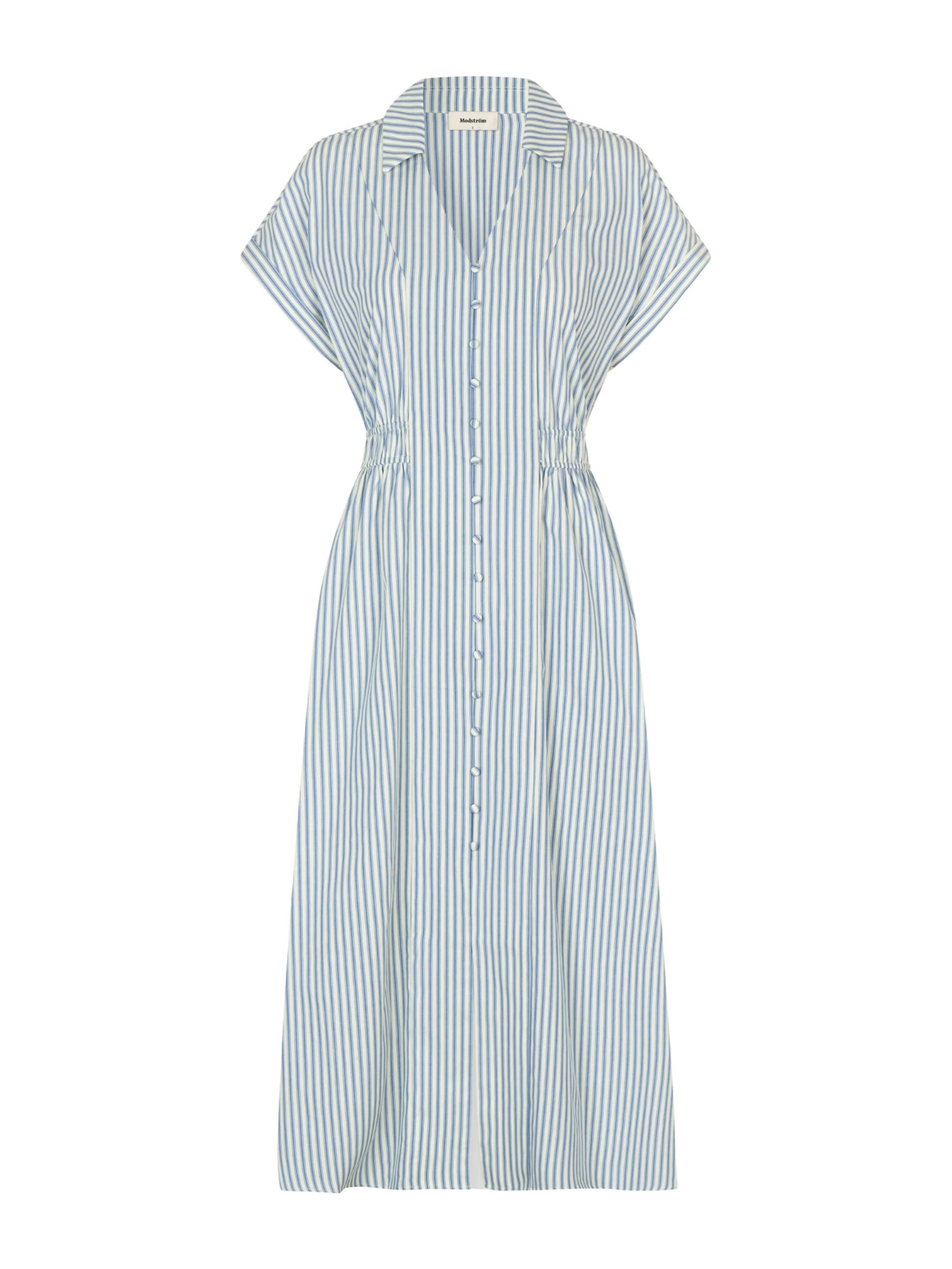 modström Рокля тип риза 'Nikko' в синьо: отпред