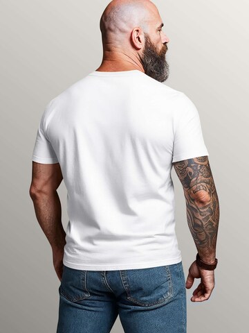 MoonWorks Shirt 'Popcorn' in White