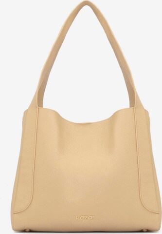 Kazar Shopper in Beige: front